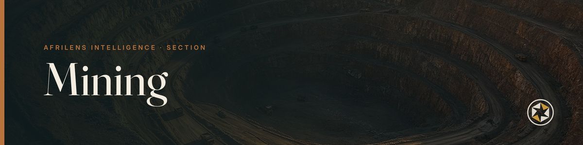 AfriLens Intelligence section header: Mining